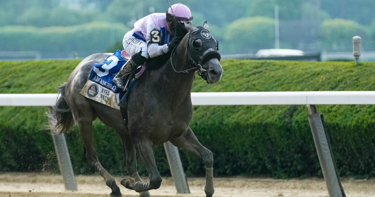 Featured image for "Jena Antonucci Makes History as Arcangelo Wins 2023 Belmont Stakes"