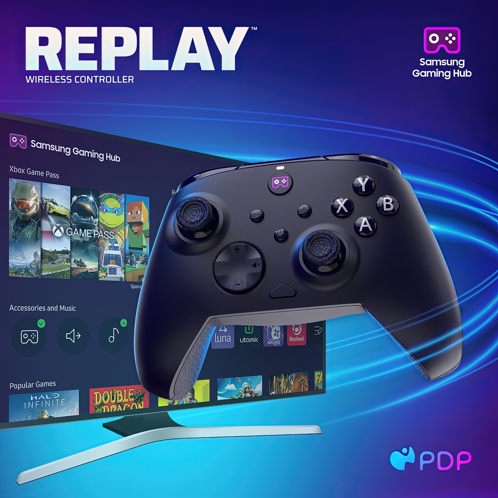 Featured image for "CES 2024: Samsung Launches Gaming Hub Accessory Program with PDP's Optimized Wireless Controller"