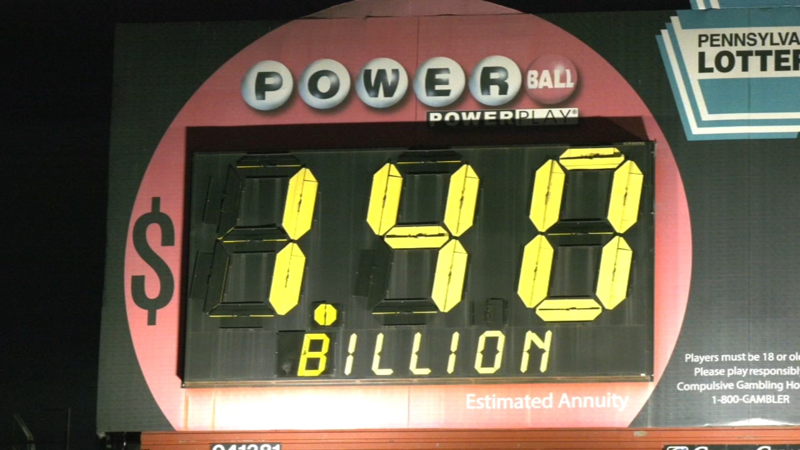 "Record-breaking Powerball Jackpot Reaches $1.8 Billion"