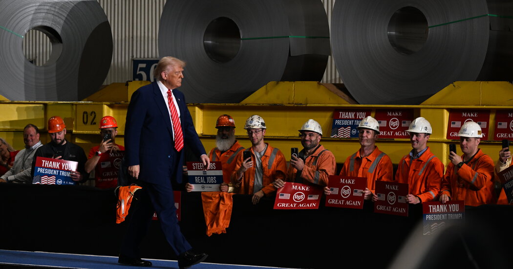 Trump Plans to Double Steel Tariffs to 50% Amid Industry Deals