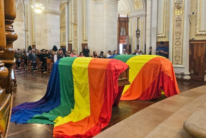 Controversy Erupts Over LGBT Flags on Coffins in Mexican Cathedral