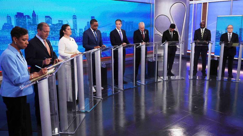 Featured image for NYC Mayoral Race Heats Up with Cuomo, Adams, and Democratic Debates