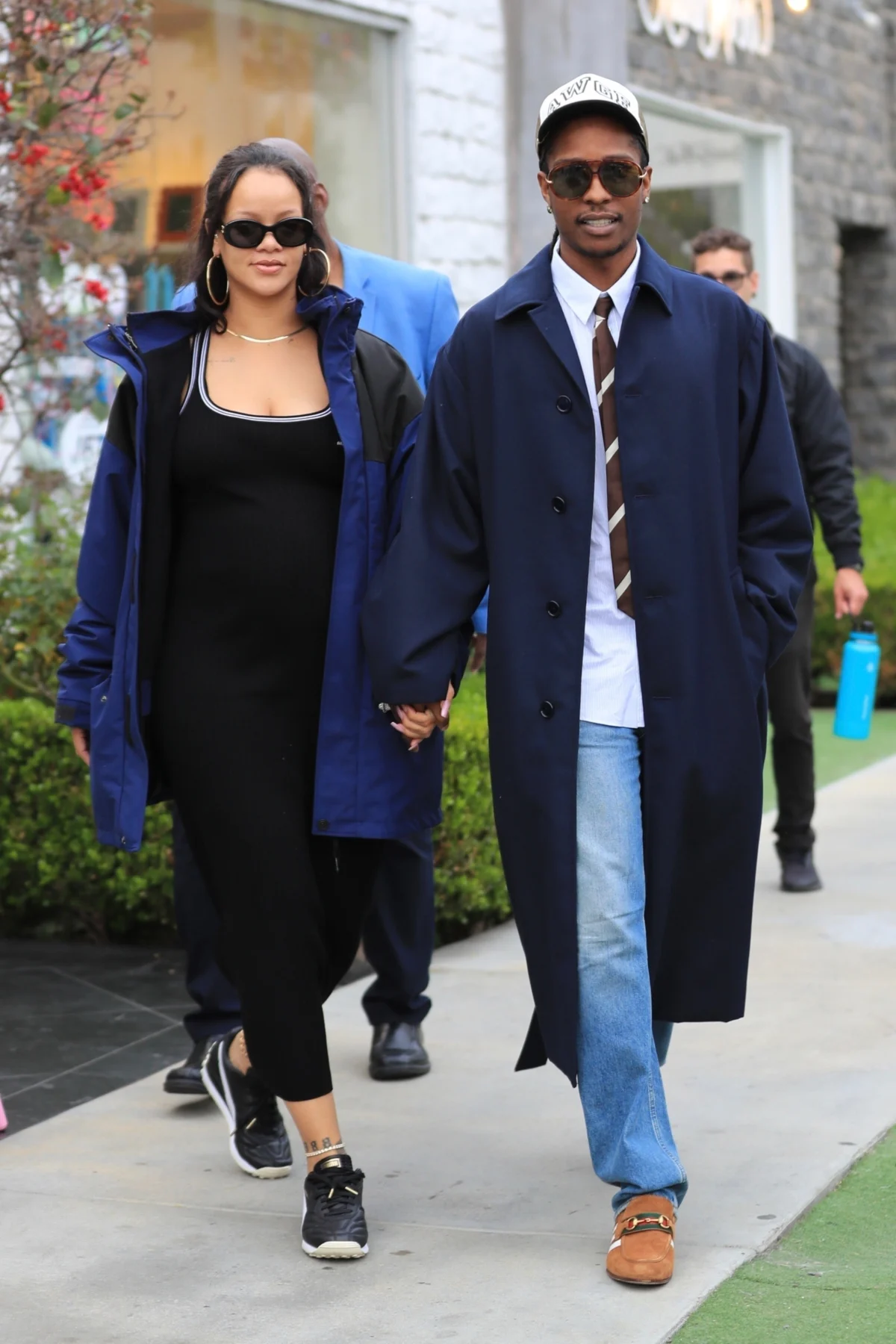 Featured image for Pregnant Rihanna's Stylish Appearances and Shopping Trips.