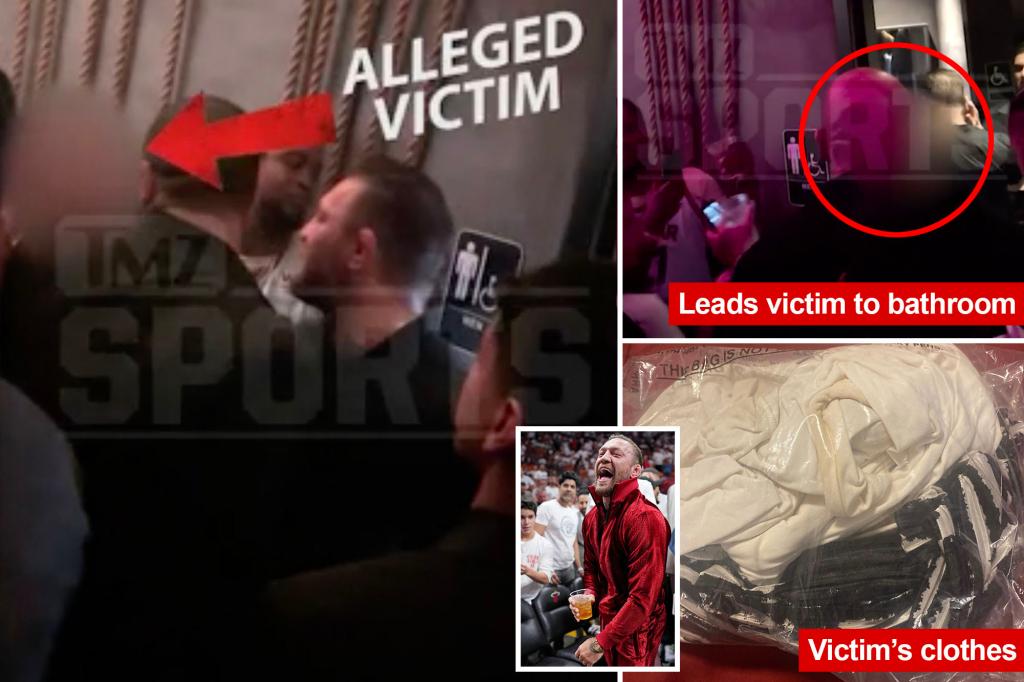Controversy Surrounds Conor McGregor's Bathroom Interaction with Alleged Rape Victim.