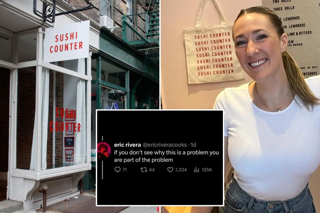 Featured image for Controversy Erupts as White Australian Woman Opens Sushi Restaurant in NYC