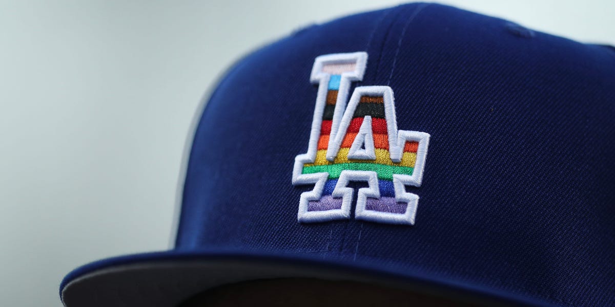 Featured image for DeSantis spreads false claim about Dodgers stadium during Pride Night.