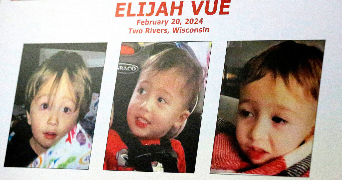 "Police Expand Search for Missing Wisconsin Toddler Elijah Vue"