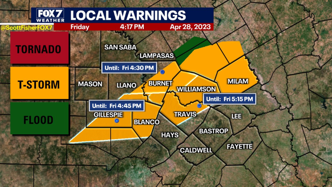 Central Texas Braces for Severe Storms and Hail Threats.