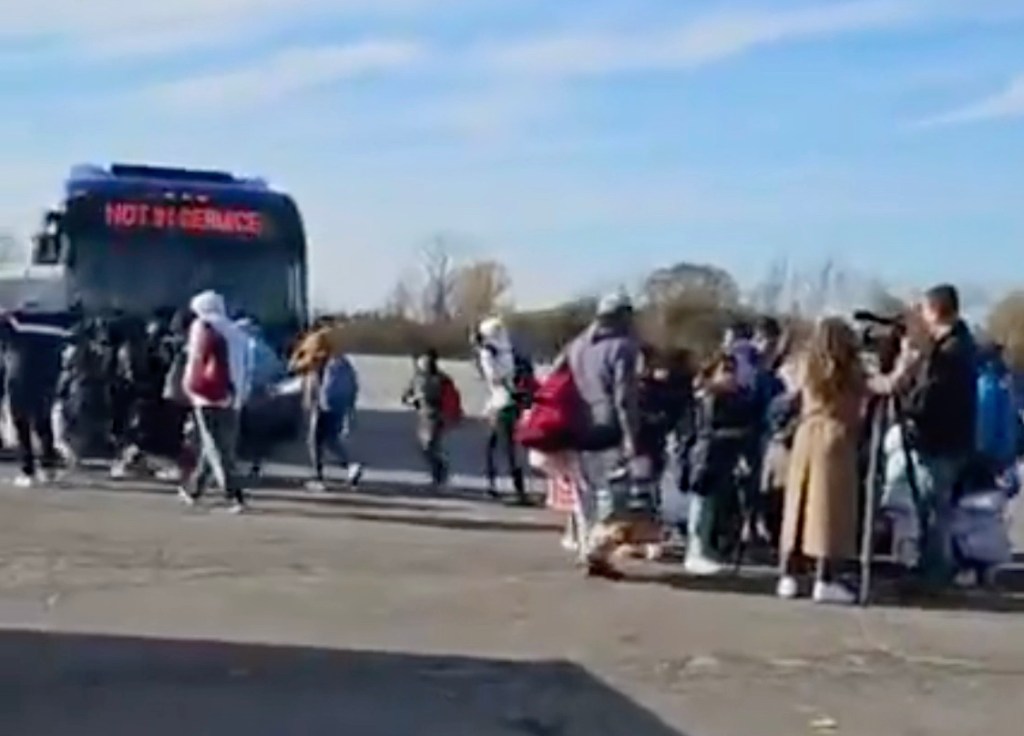 Featured image for Migrant Families Opt Out of Remote Shelter, Return to Bus