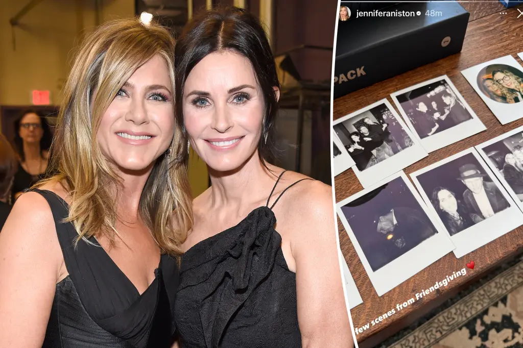 Featured image for Jennifer Aniston Celebrates Friendsgiving with Courteney Cox and Friends