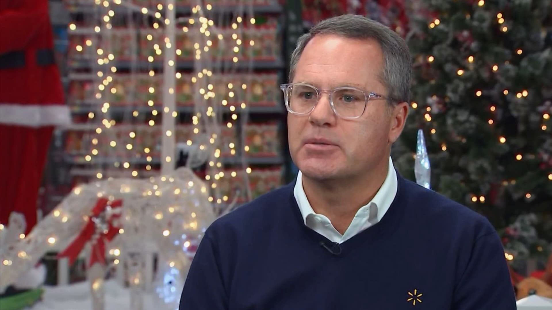 "Concerns rise as Walmart CEO predicts consumer resilience may wane despite deflationary signs"