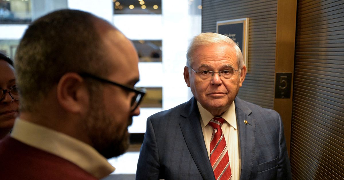 Featured image for US Senator Menendez defiantly pleads not guilty to foreign agent charge