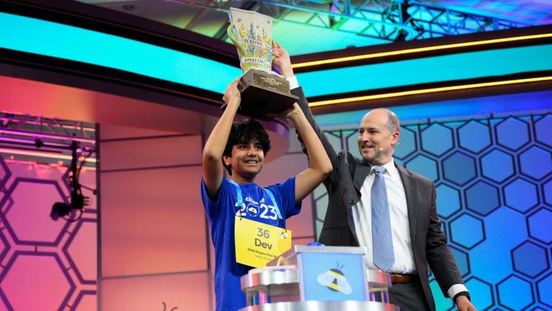 Featured image for Florida's Dev Shah Wins 2023 Scripps National Spelling Bee with 'Psammophile'