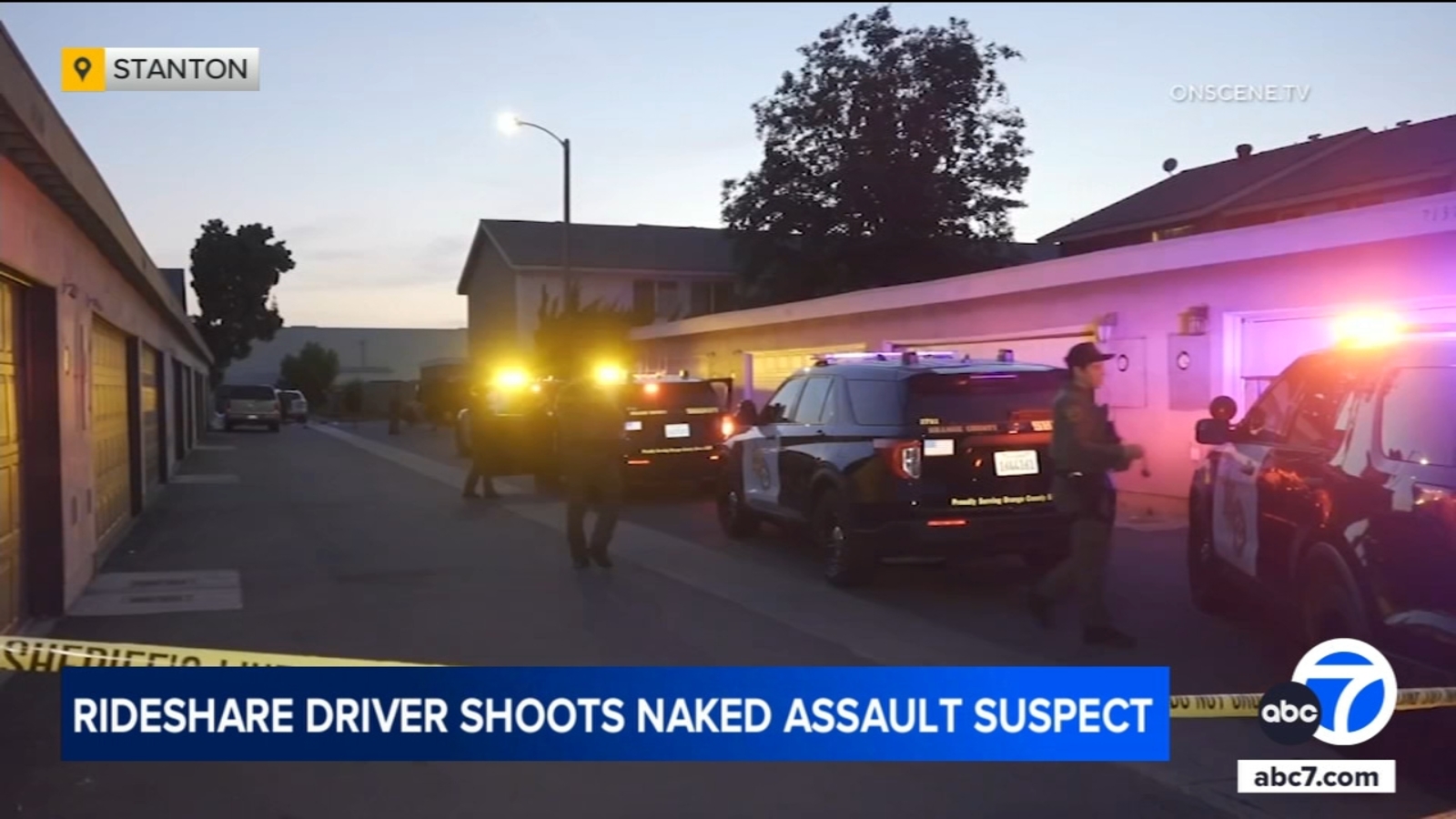Rideshare Driver Shoots Naked Man Allegedly Assaulting Woman in Orange County