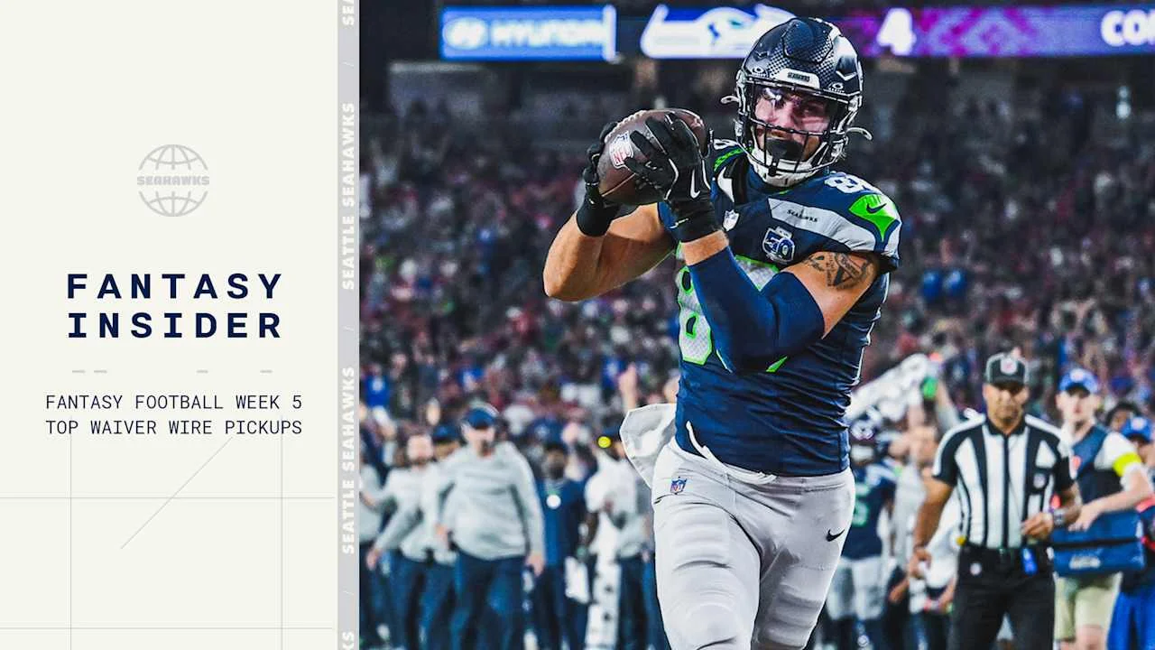 Week 5 Fantasy Football Waiver Wire Picks and Projections for 2025