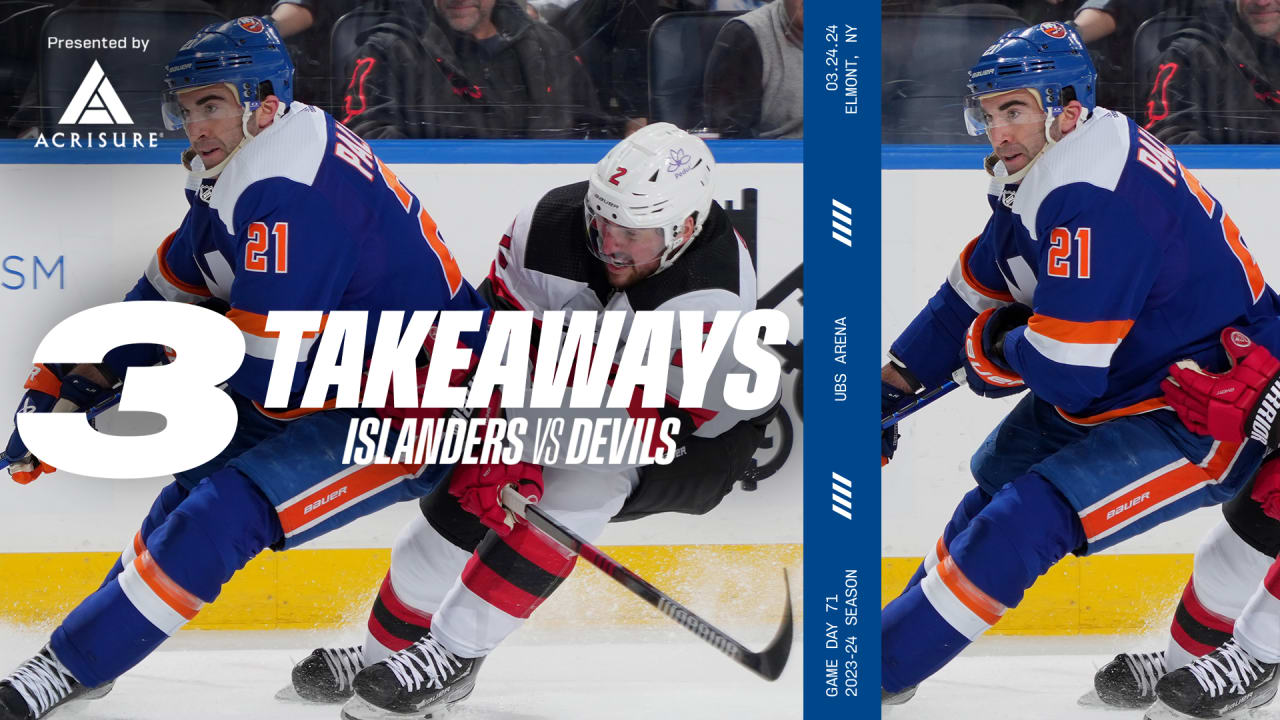 Featured image for "Islanders Blanked 4-0 by Devils in Embarrassing Loss"