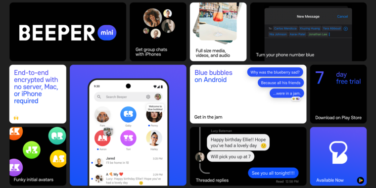 Featured image for Apple Blocks Beeper Mini's iMessage Android App, But Beeper Persists