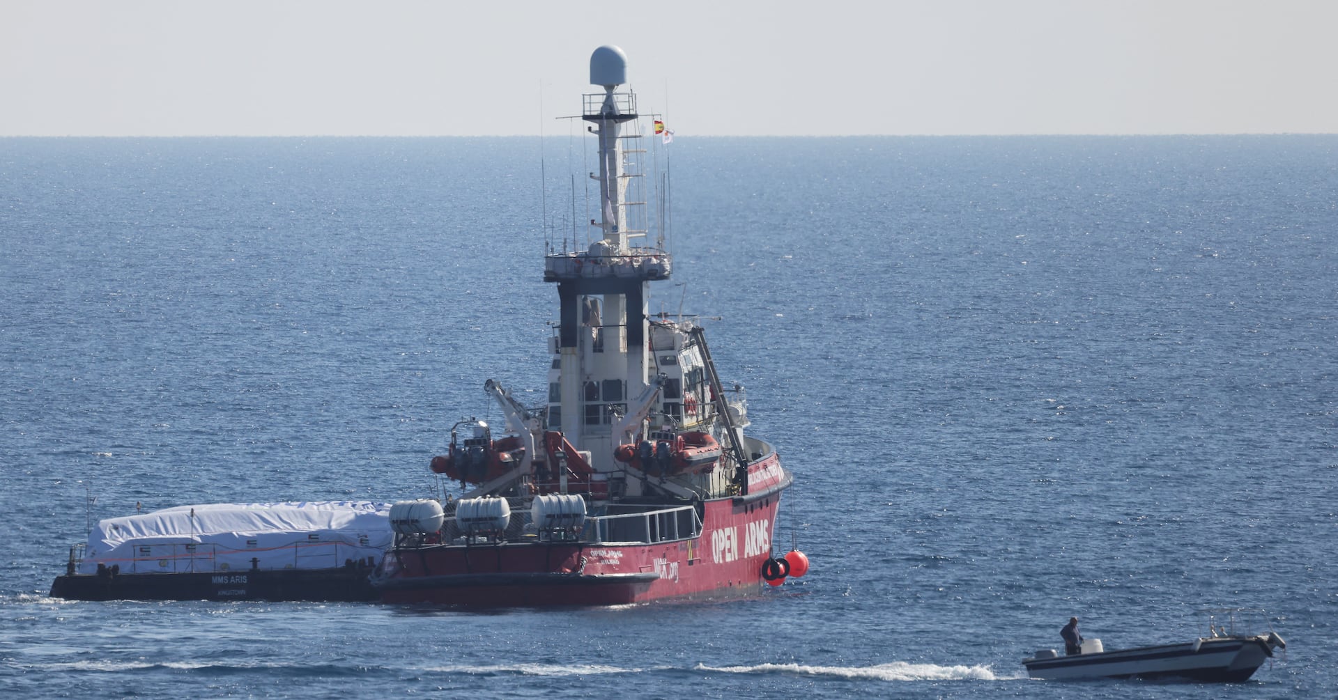 Featured image for "Aid Ship Departs Cyprus for Gaza in Pilot Project Amid Israel-Hamas War"