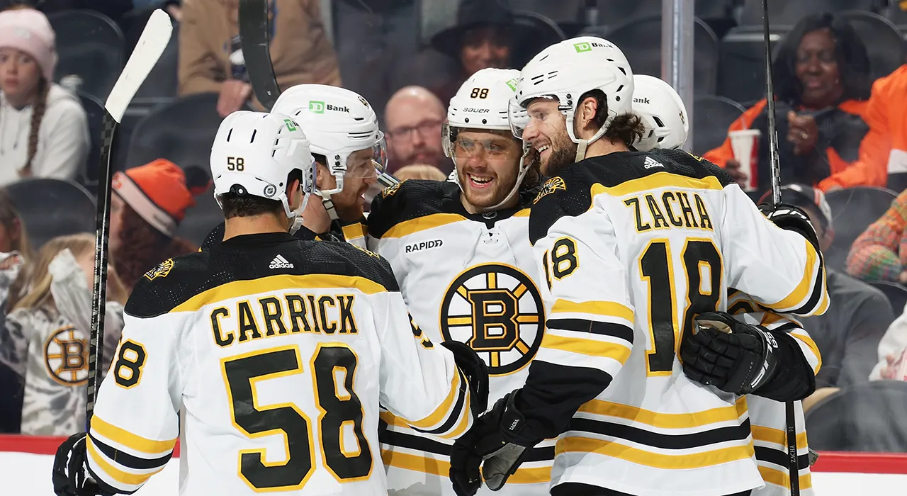 Bruins Make NHL History with 63rd Win of Season Against Flyers