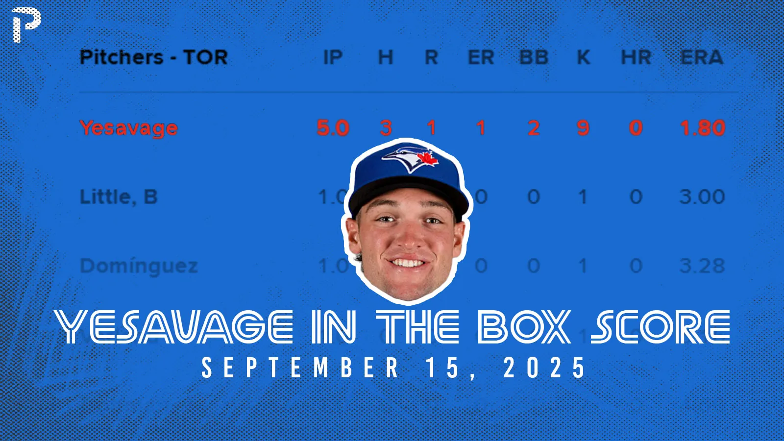 Featured image for Trey Yesavage Shines in MLB Debut as Blue Jays Make Roster Moves