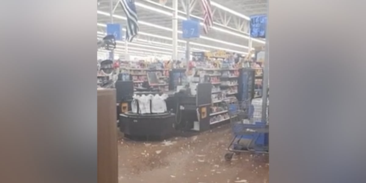 "Wisconsin Walmart's Roof Shattered by Extreme Hail Storm"
