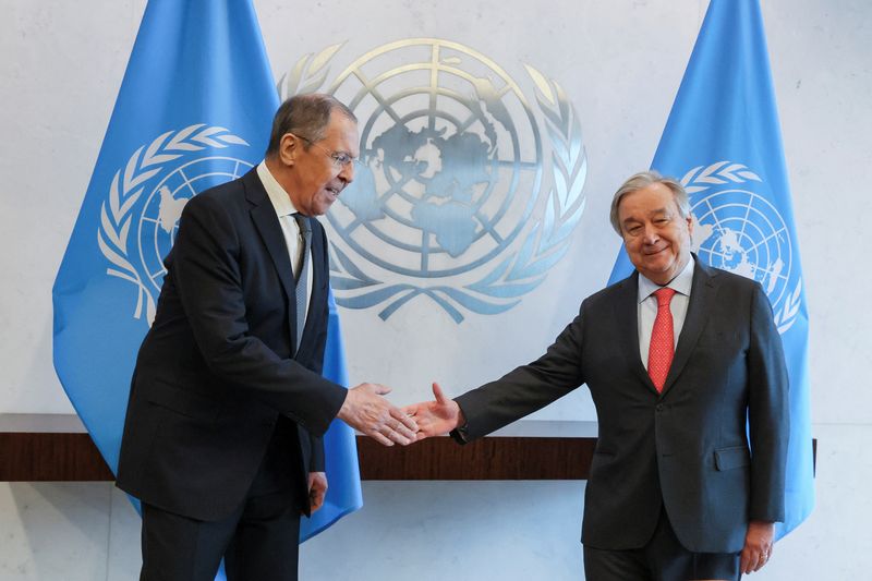 UN chief suggests solution for Ukraine Black Sea grain deal in letter to Putin.