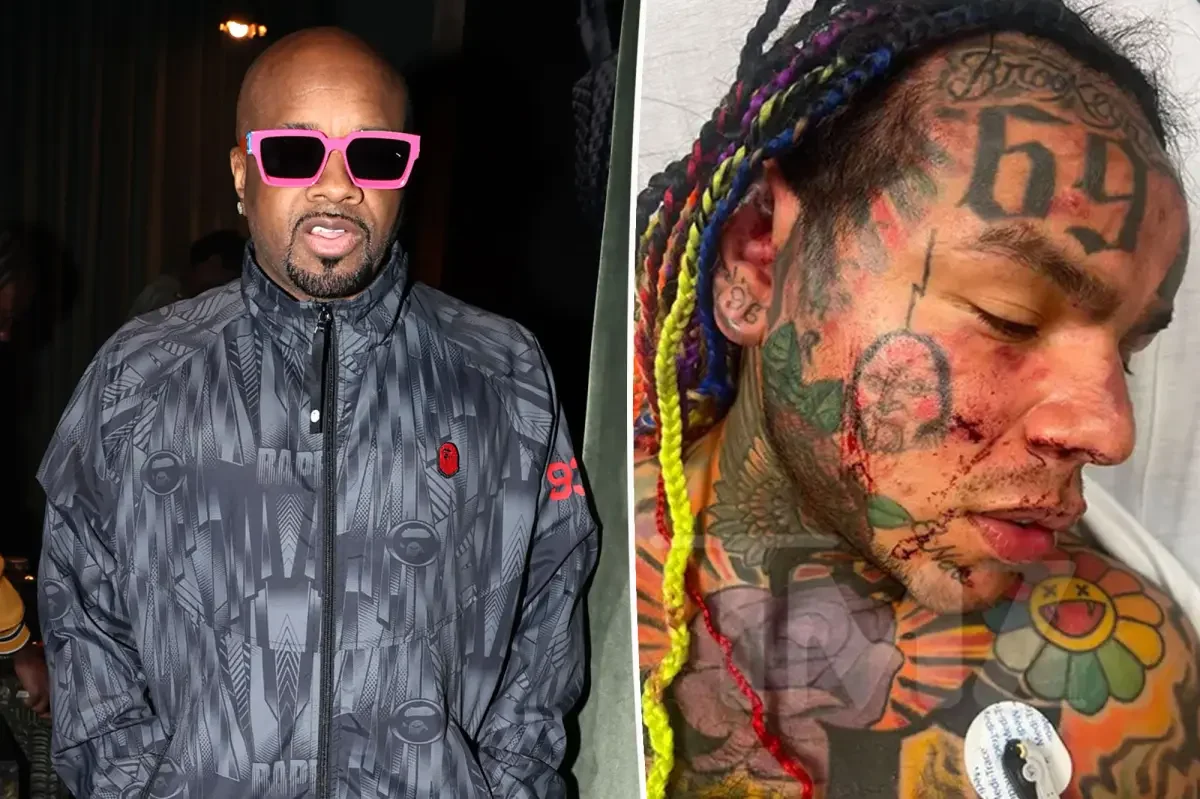 Featured image for Jermaine Dupri suggests Tekashi 6ix9ine attack was a bounty hit.