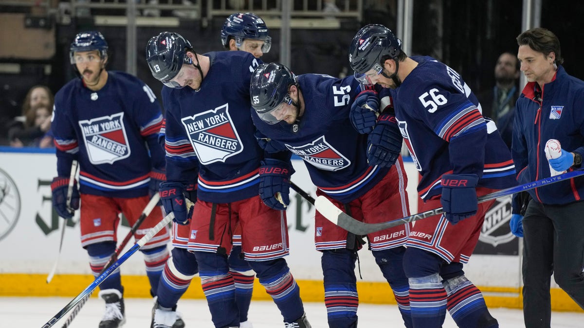 Featured image for "Rangers' Win Streak Marred by Ryan Lindgren's Injury"