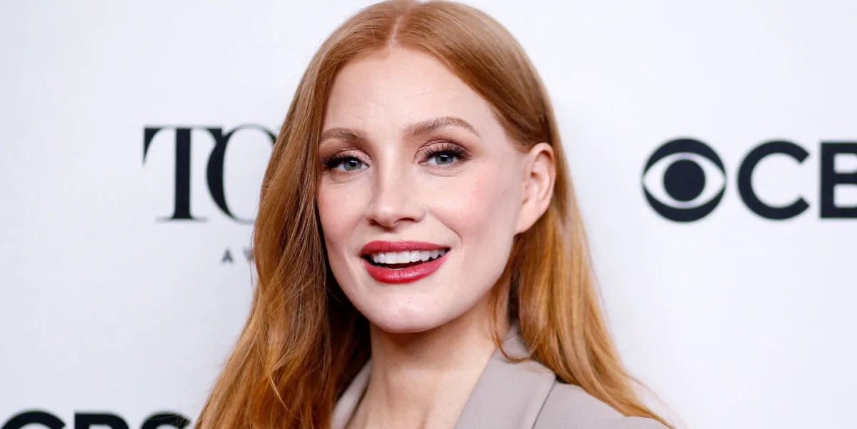 Featured image for "Jessica Chastain Shines in Caped Gown and See-Through Look at 2023 Tony Awards"