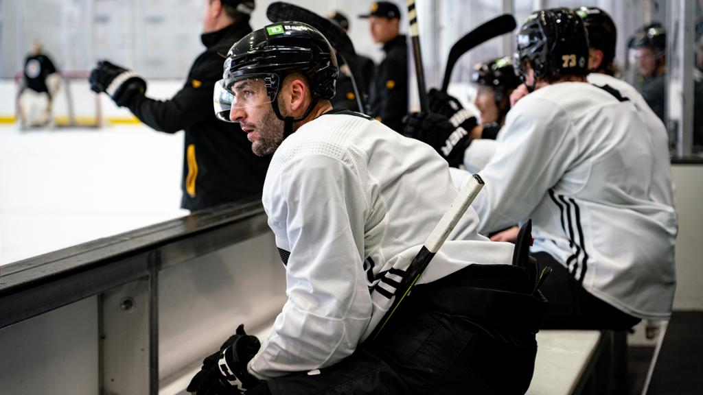 Featured image for Patrice Bergeron Practices for Game 5 Return with Bruins.