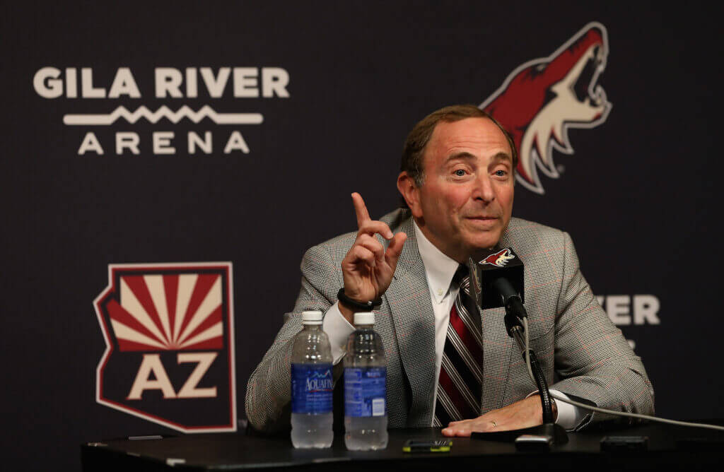 Featured image for Gary Bettman's Legacy: Letting Go of Arizona and Embracing Outdoor Games.