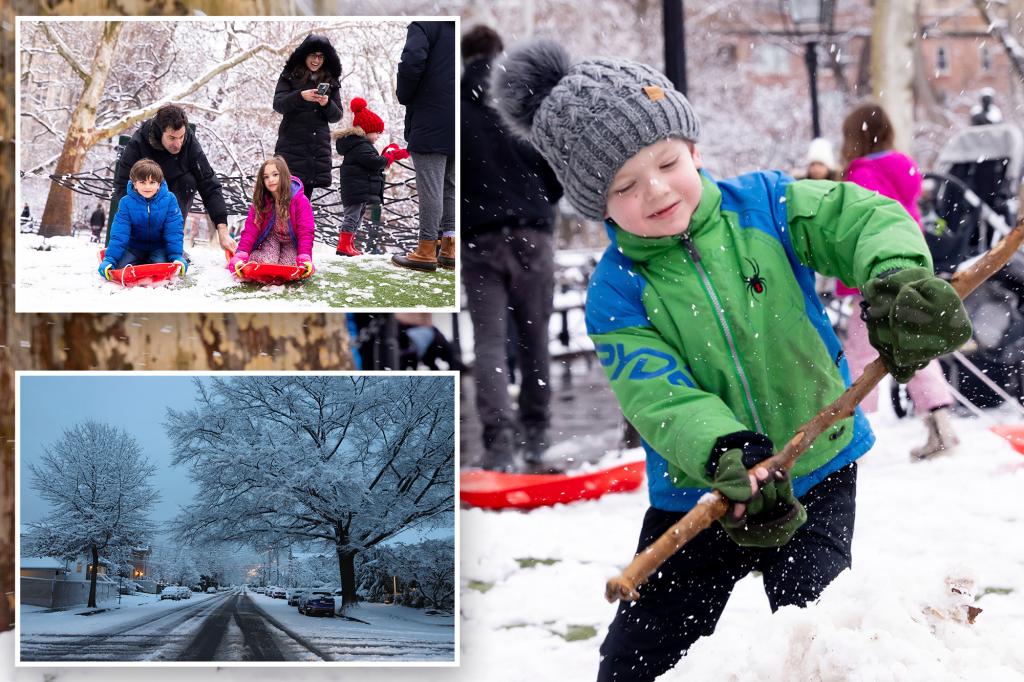 "Winter Storm Lorraine Blankets NYC, NJ, and CT with Varied Snowfall Totals"