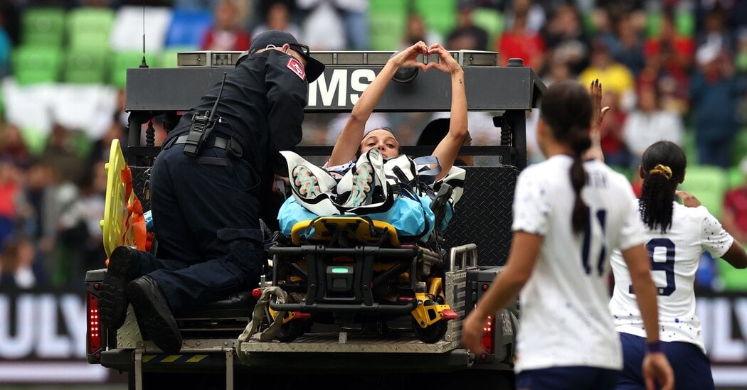 Featured image for USWNT Win but Lose Top Scorer to Injury