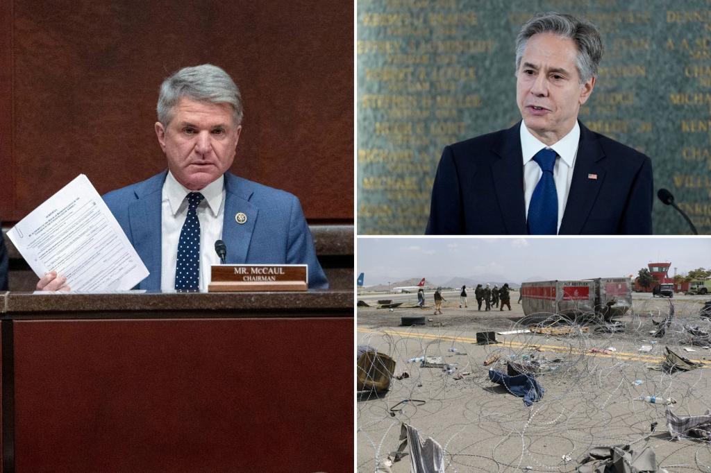 Featured image for Republican Rep. McCaul threatens Blinken with contempt over Afghanistan cables.