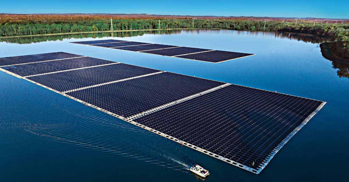 North America's Largest Floating Solar Farm Goes Online