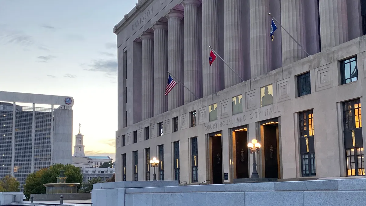 Judges halt Tennessee law shrinking Nashville's Metro Council.
