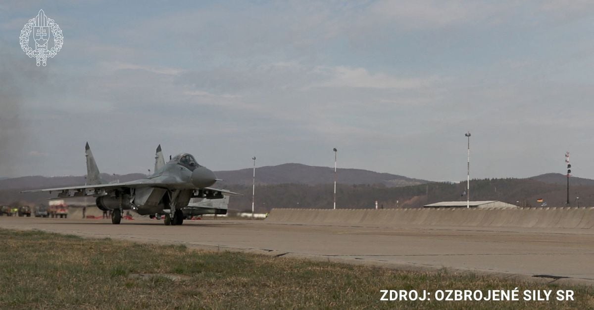 Slovakia Delivers Promised MiG Fighter Jets to Ukraine.