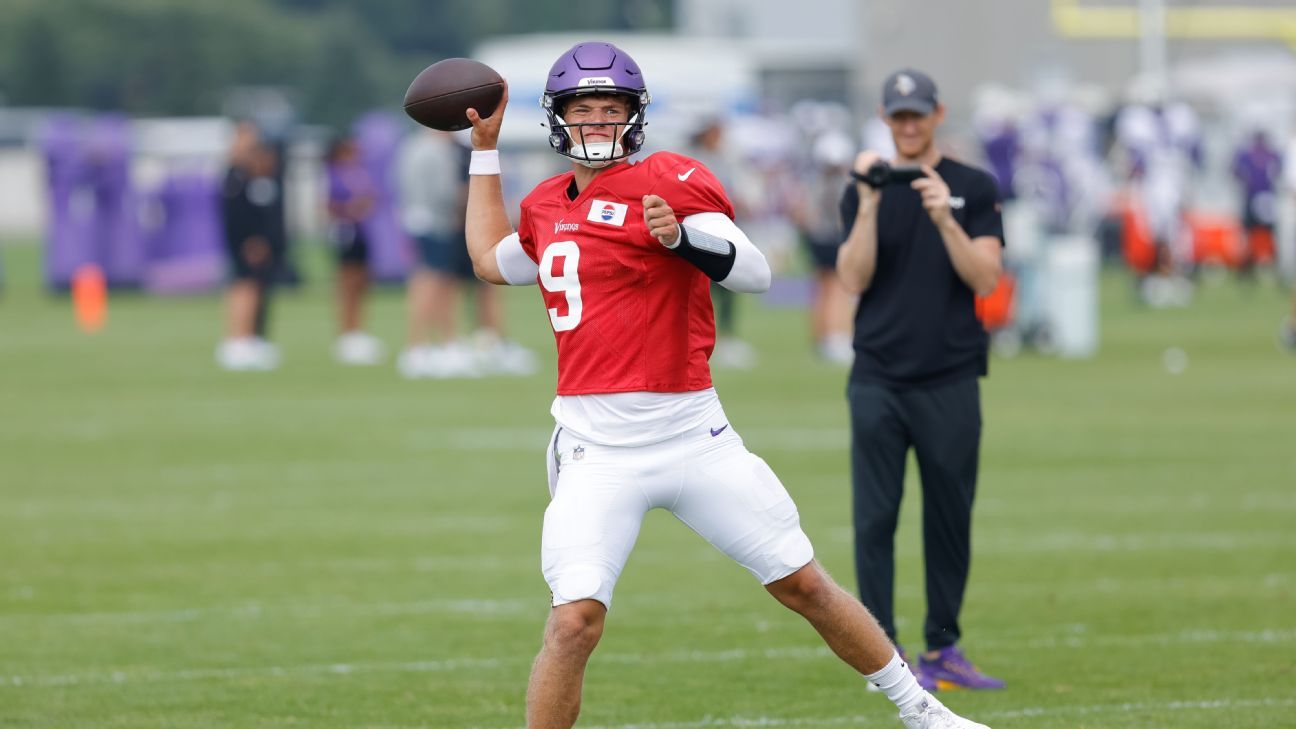 Vikings Prepare J.J. McCarthy for Preseason Debut Amid Training Camp Challenges