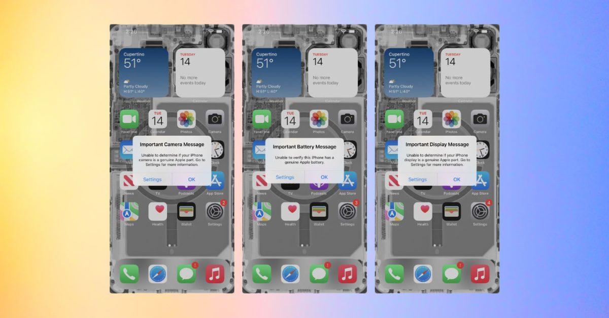 Featured image for "iPhone 14's Repairability Rating Plummets Due to Parts Pairing Barrier, iFixit Reports"