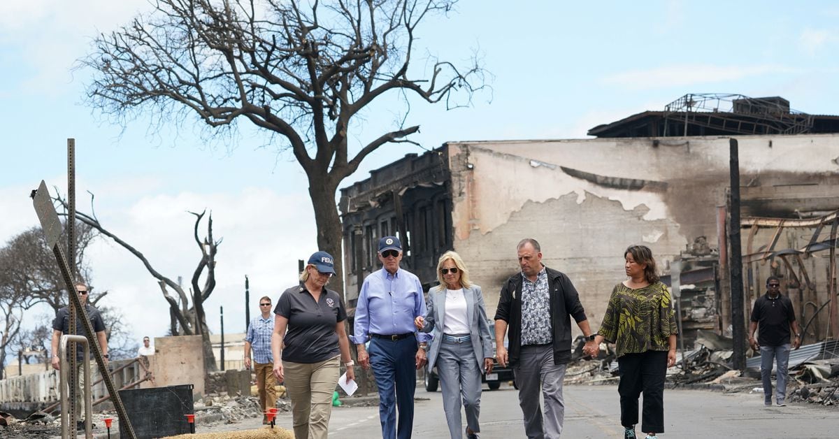 Biden Assesses Wildfire Recovery in Maui