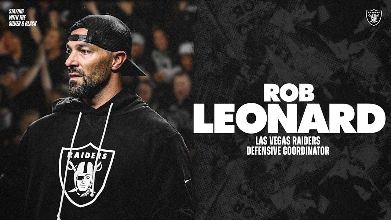 Raiders Elevate Rob Leonard to Defensive Coordinator