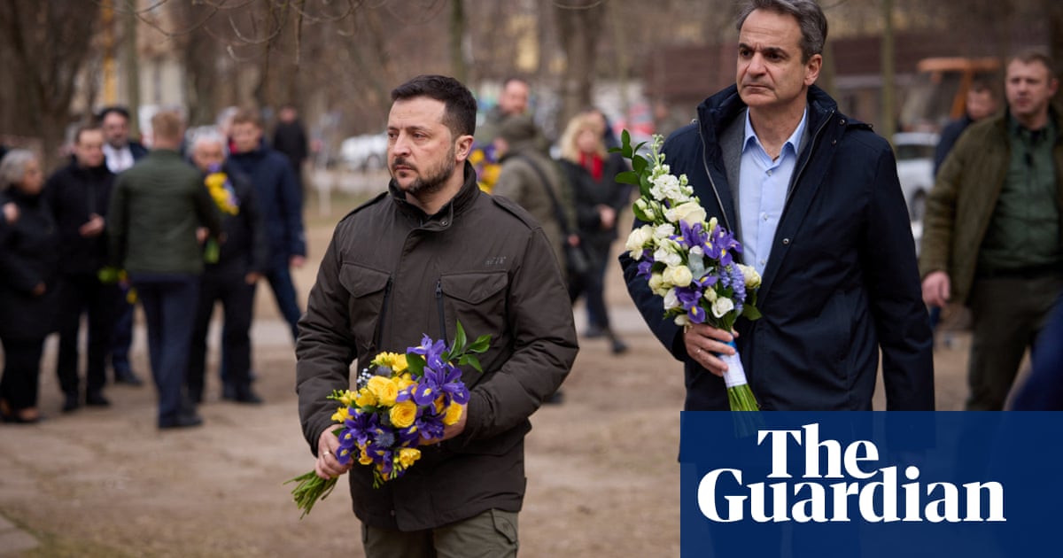 "Russian Missiles Target Zelensky and Greek Leader During Visit"