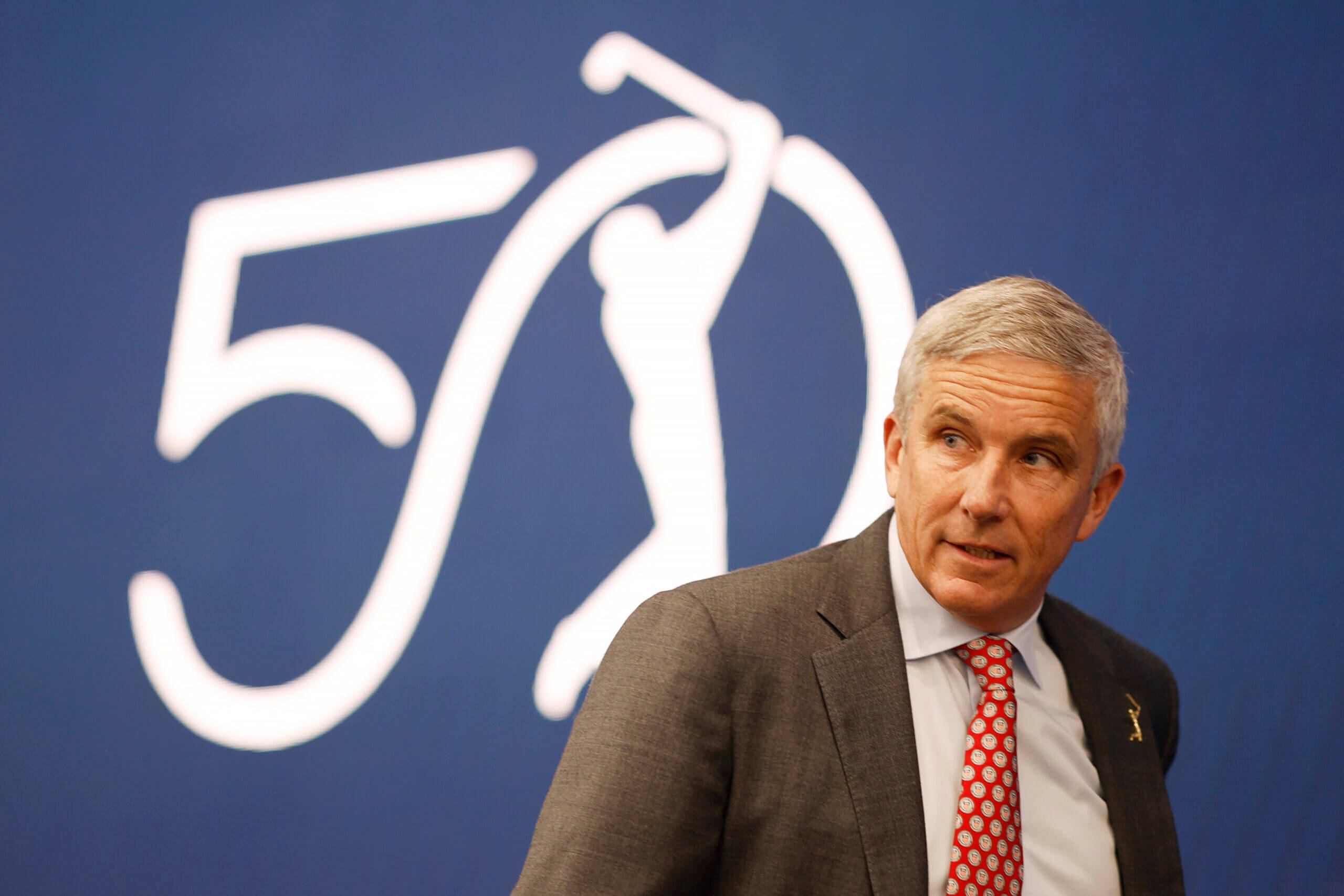 Featured image for "PGA Tour Boss Jay Monahan Addresses Challenges and Merger Negotiations"