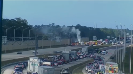 Featured image for Private Jet Crash Kills 2 on Florida Interstate