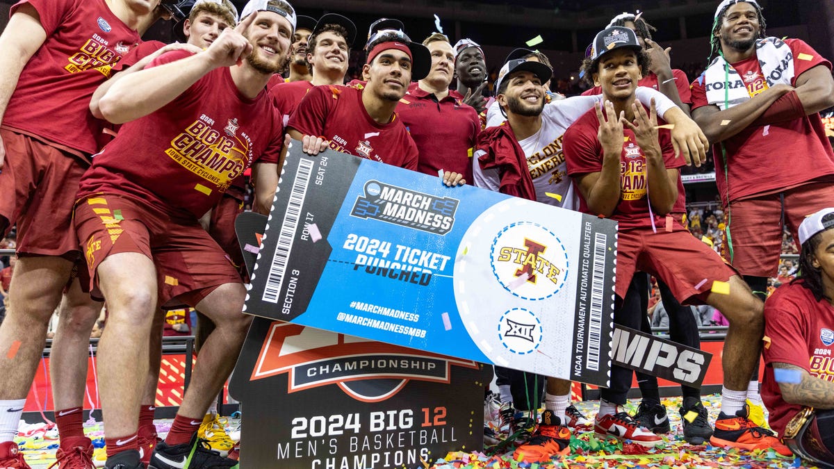 Featured image for "Iowa State Dominates No. 1 Houston to Claim Big 12 Tournament Title"