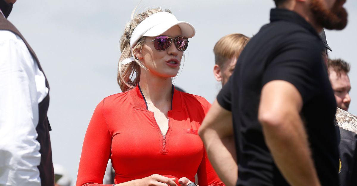 Featured image for Paige Spiranac's Golf Adventures with John Daly and Jerry Kelly.