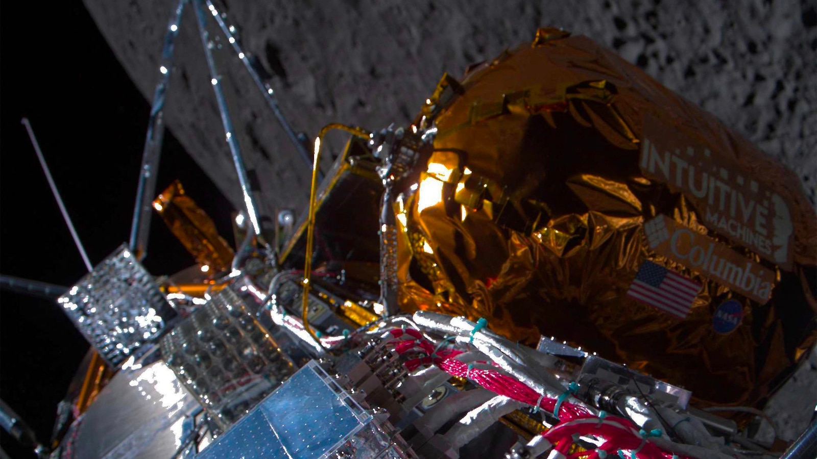 "Odysseus Moon Lander Tipping Raises Questions About Lunar Surface Mission"