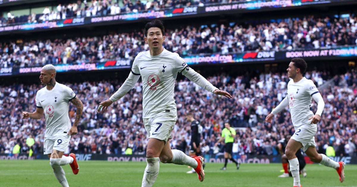 Featured image for "Late Winner Seals Tottenham's 2-1 Comeback Victory Over Luton"