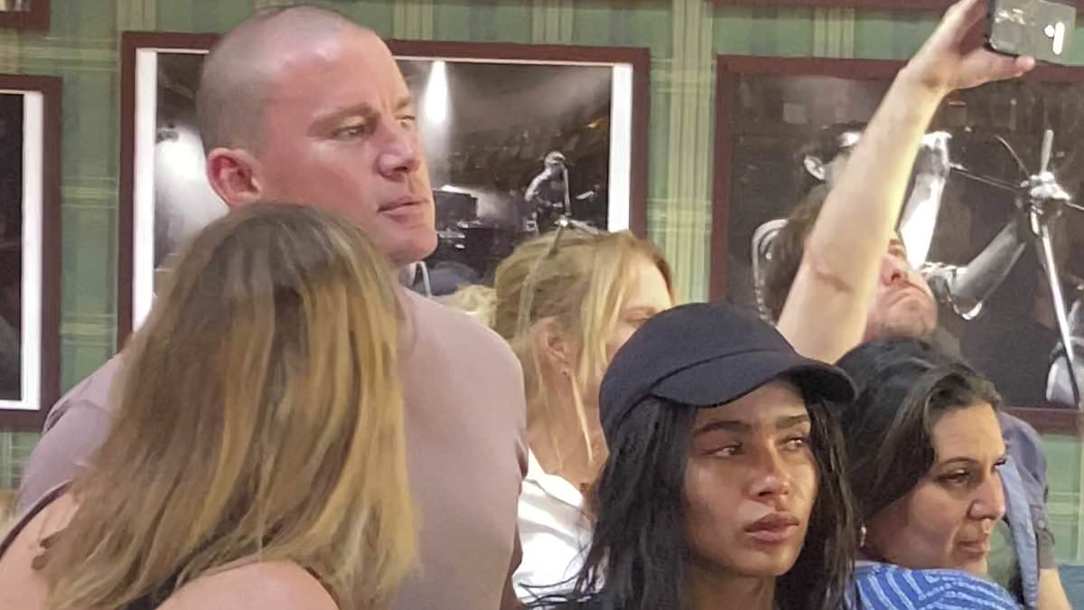 "Star-Studded Family Gathering: Channing Tatum, Zoe Kravitz, Jenna Dewan, and Steve Kazee Unite for Daughter's Special Moment"