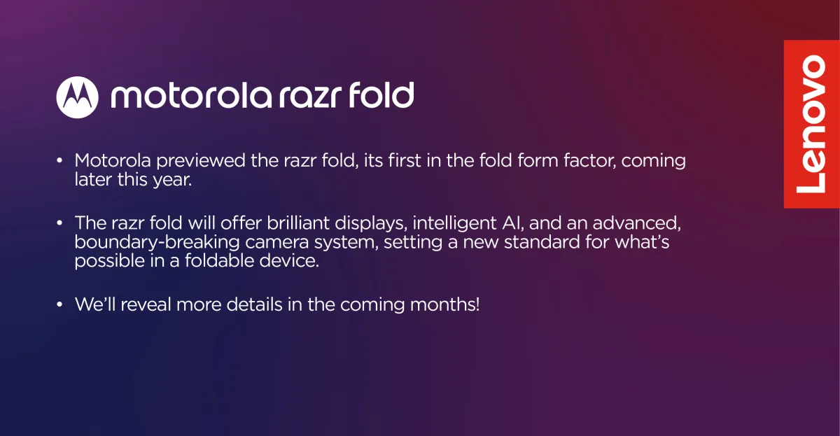 Featured image for Motorola to Unveil Book-Style Foldable and FIFA World Cup 2026 Edition Razr in January